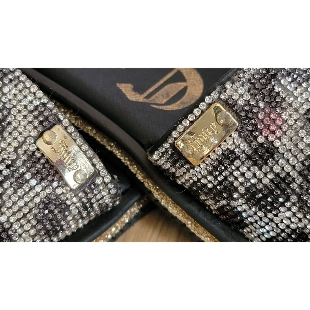 Juicy Couture Womens Rhinestone Slide Sandals Size 10 - Picture 5 of 8